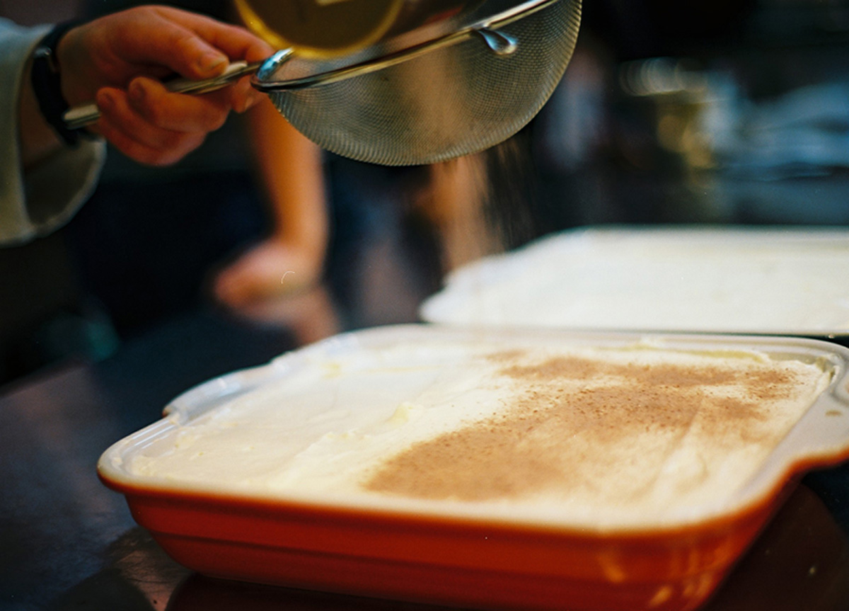 Tiramisu. Fundamentals of Italian Cuisine. Cooking classes in Odessa.