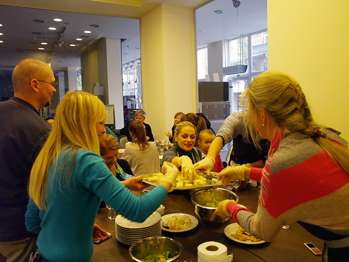 Lesson about Italian cuisine. Italian cuisine. Cooking classes in Odessa.