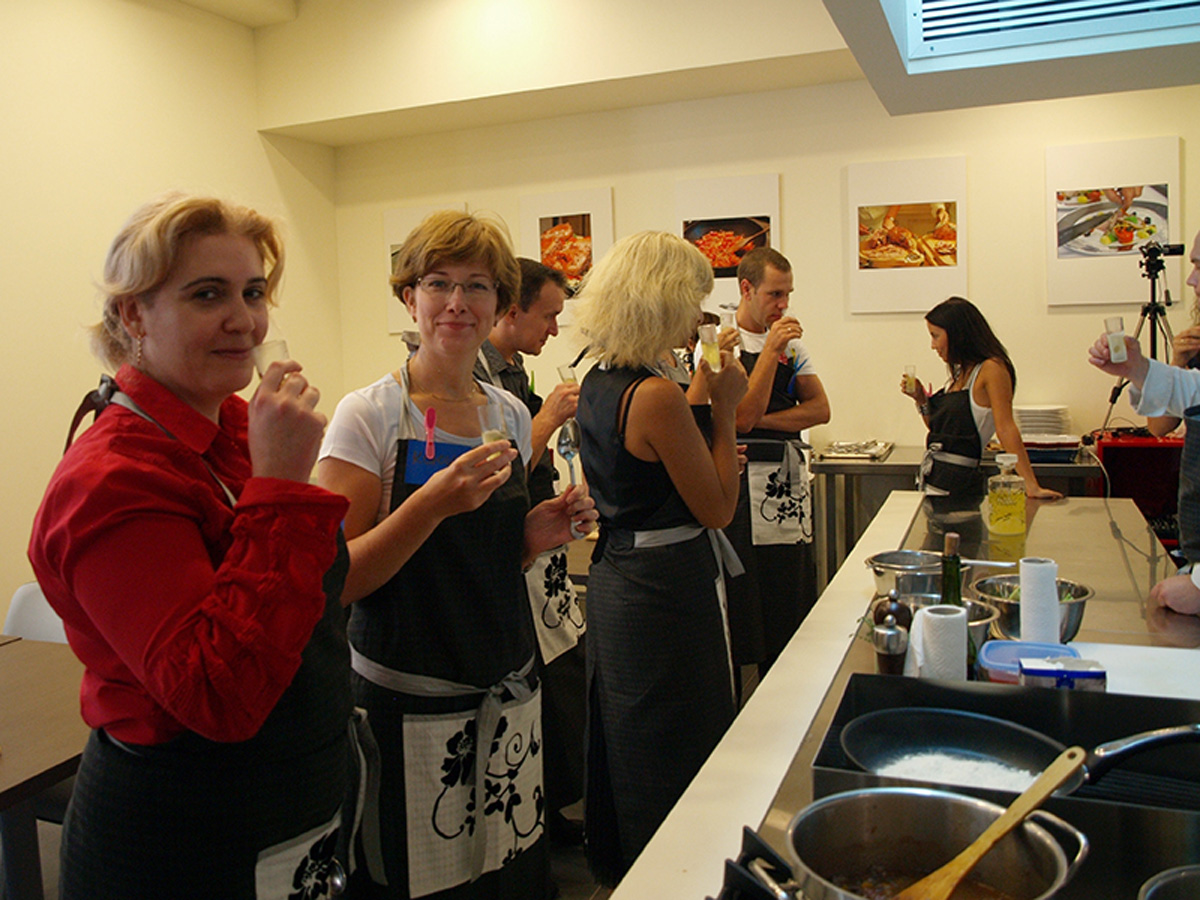 Lesson "Viva Italia!" with Konstantin Rossoshenko. Cooking classes in Odessa.