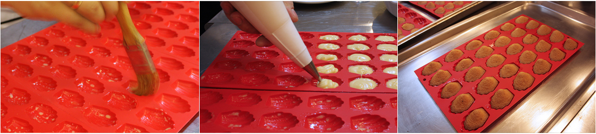 Fill tray with dough