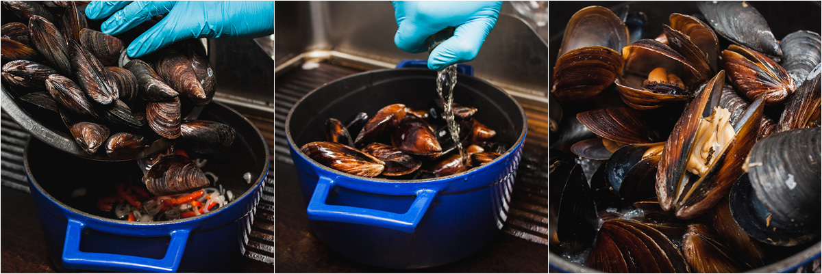 Greek mussels with Odessa twist. Delicious recipes from famous chefs.
