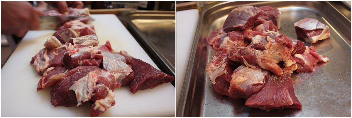 Cut meat