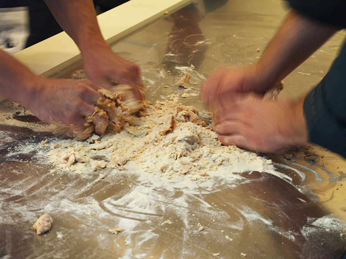 Pasta dough. Pasta masterclass with Konstantin Rossoshenko. Cooking classes in Odessa.