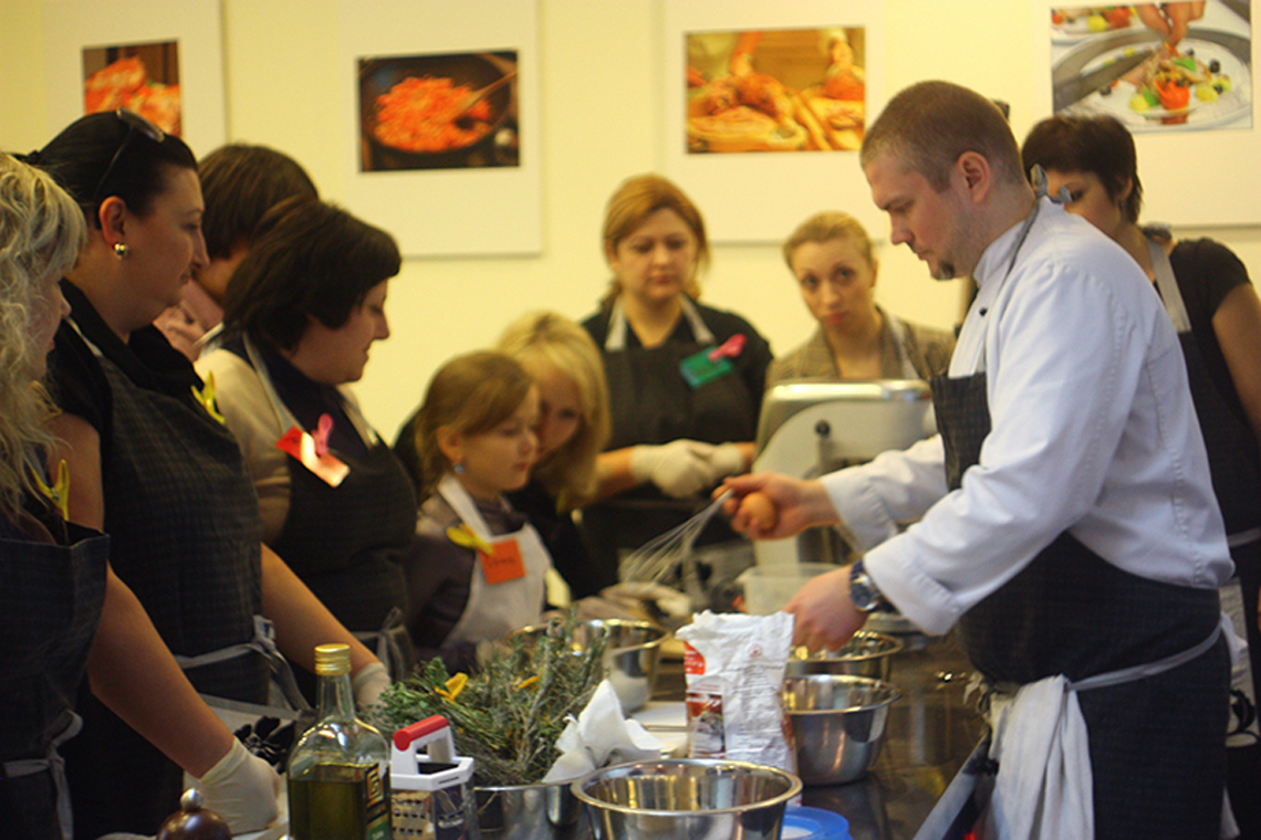 Lesson "Tastes of Italy". Сooking school "My Odessa Cuisine".
