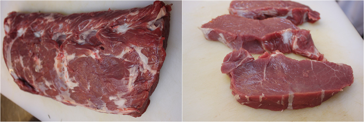 Meat for schnitzel