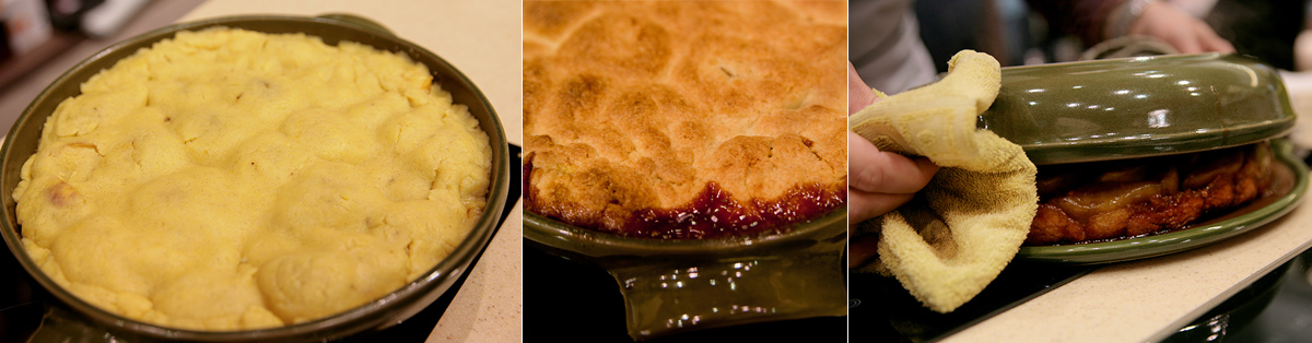 Roquefort and pear tarte Tatin. Step by step picture recipes in cooking blog.