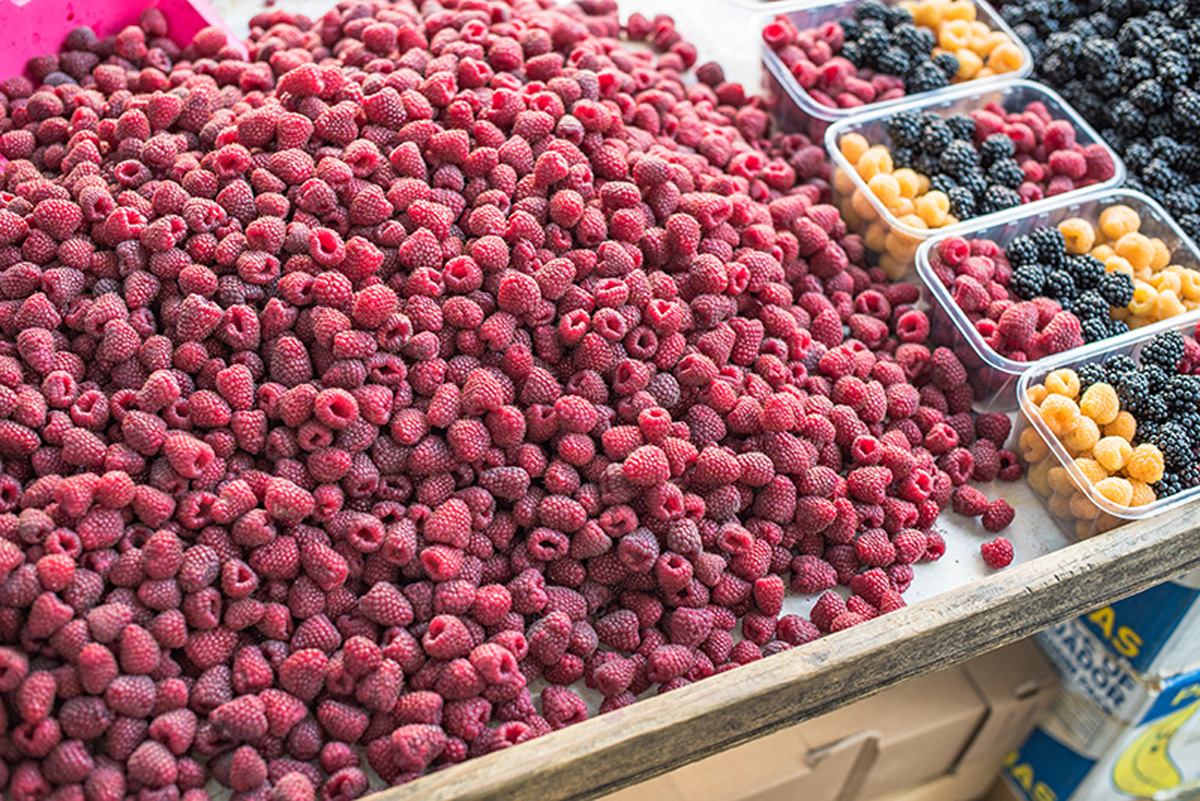 Raspberries. Maria Kalenska food blog, Odessa.