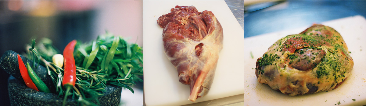 Abruzzi-style leg of lamb. Best cooking site with simple culinary recipes