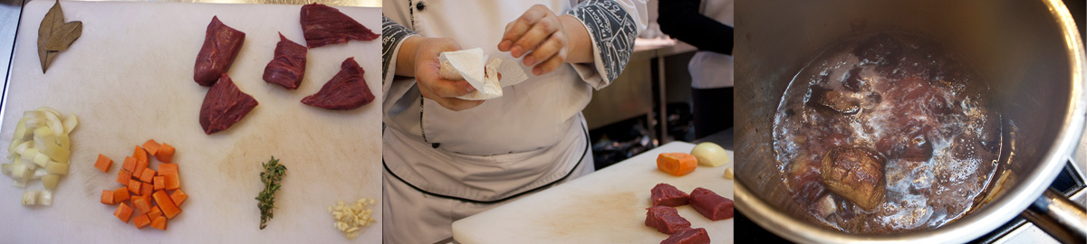 Cut meat
