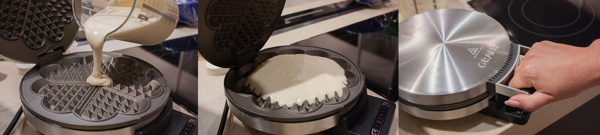 Cook waffles