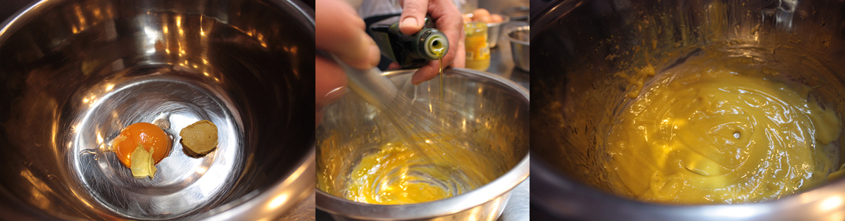Prepare egg mixture