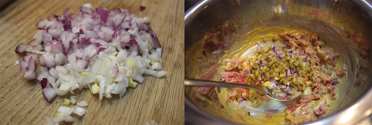 Cut ingredients
