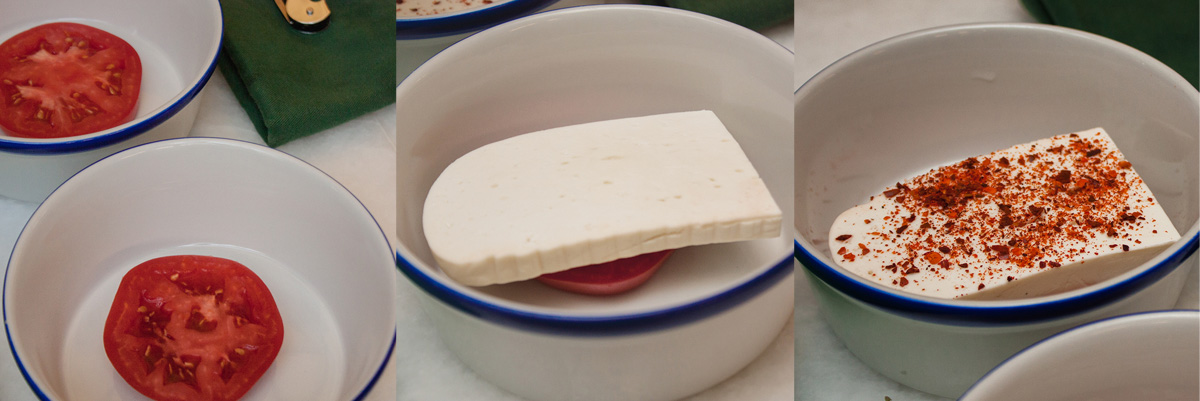 Tomatoes and feta. Odessa buyurdi. Delicious recipes from famous chefs.