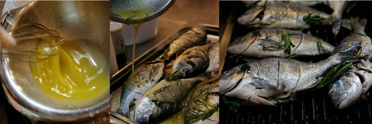 Marinate fish