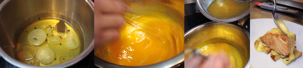 Hollandaise fish sauce