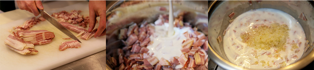 Cut bacon