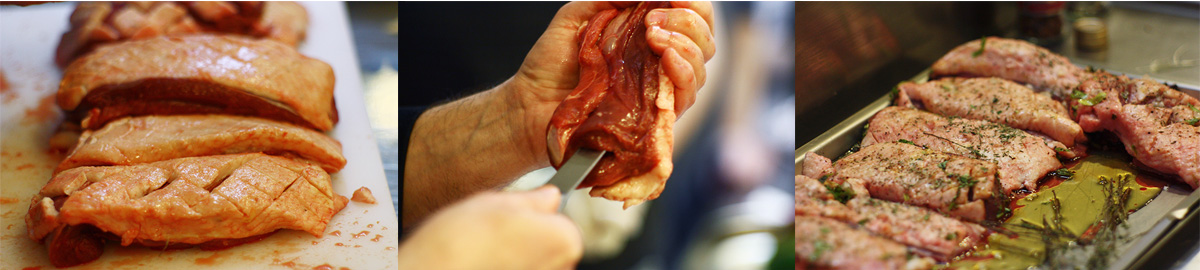 Marinate meat