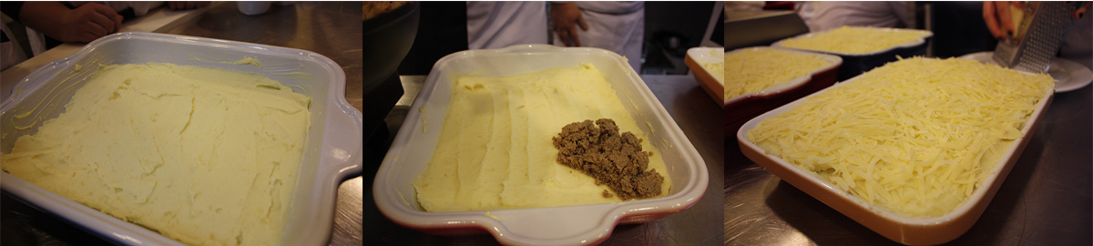 Hachis parmentier in baking dish