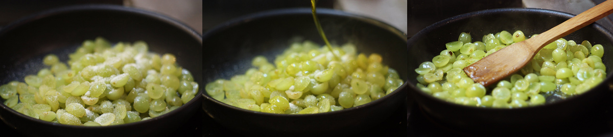 Fry grapes
