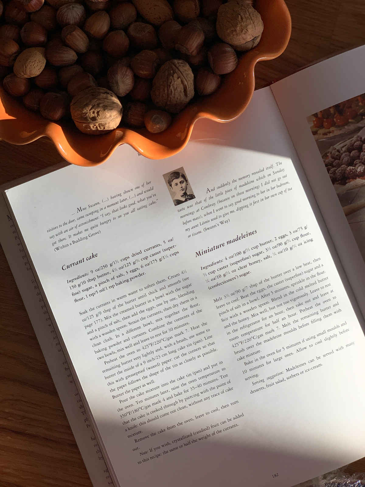 Book with recipes. Dining with Proust. Maria Kalenska blog about Odessa