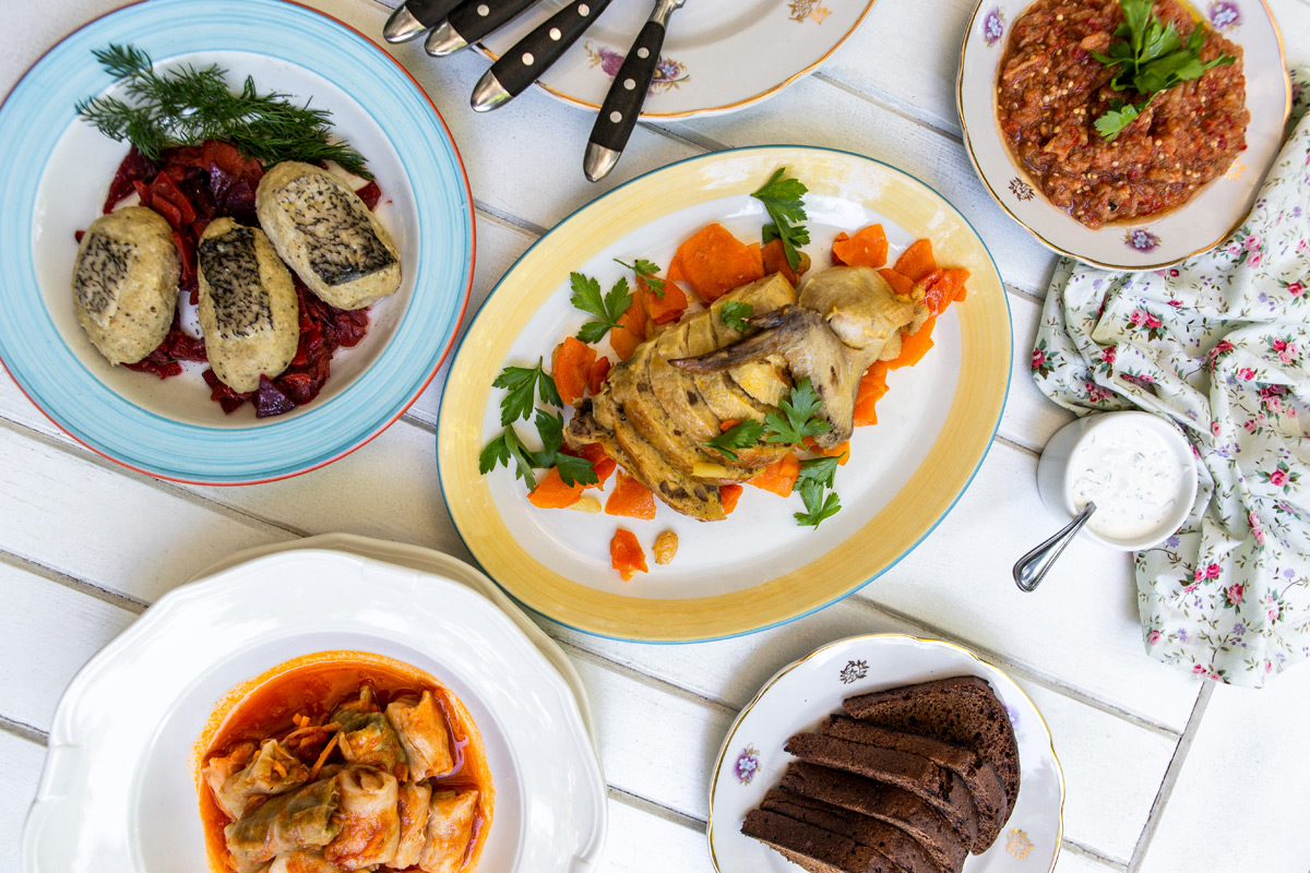 Odessa local cuisine. Maria Kalenska food blog, Odessa.