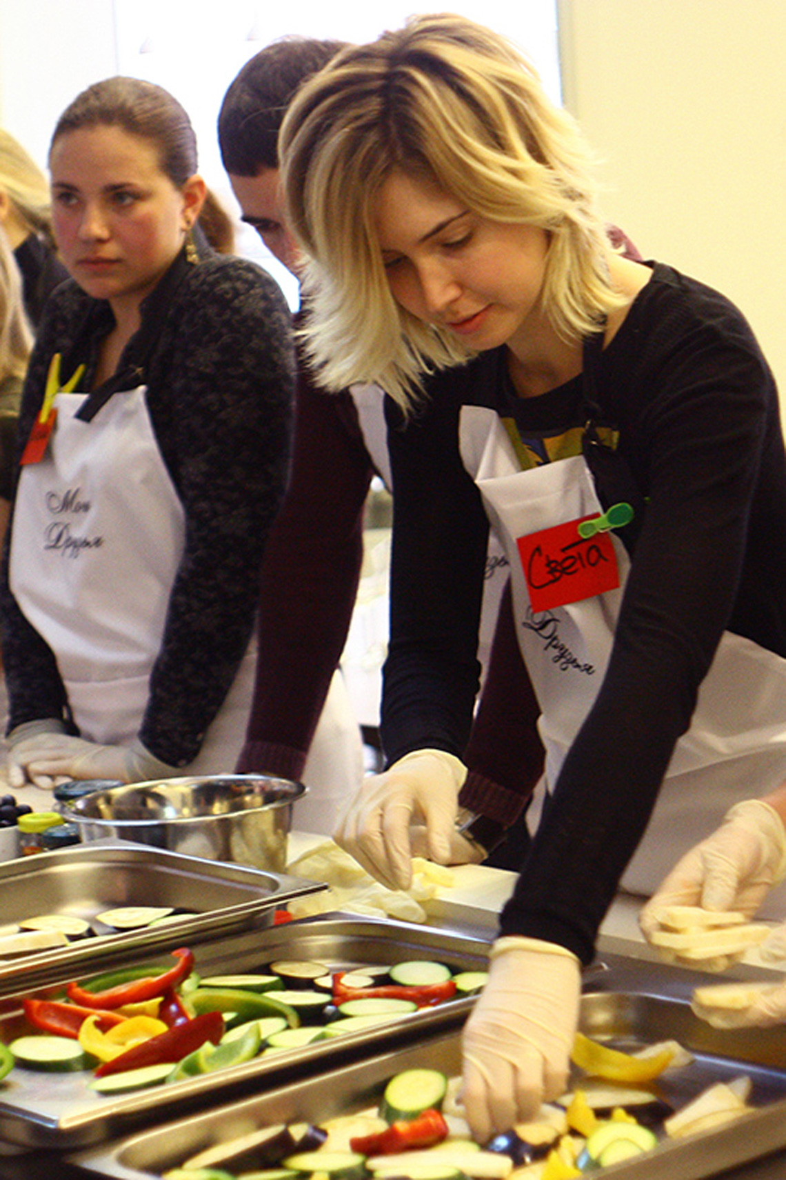 Vegetables for grill. Meat & Grill & Barbecue Course. Сooking school "My Odessa Cuisine".
