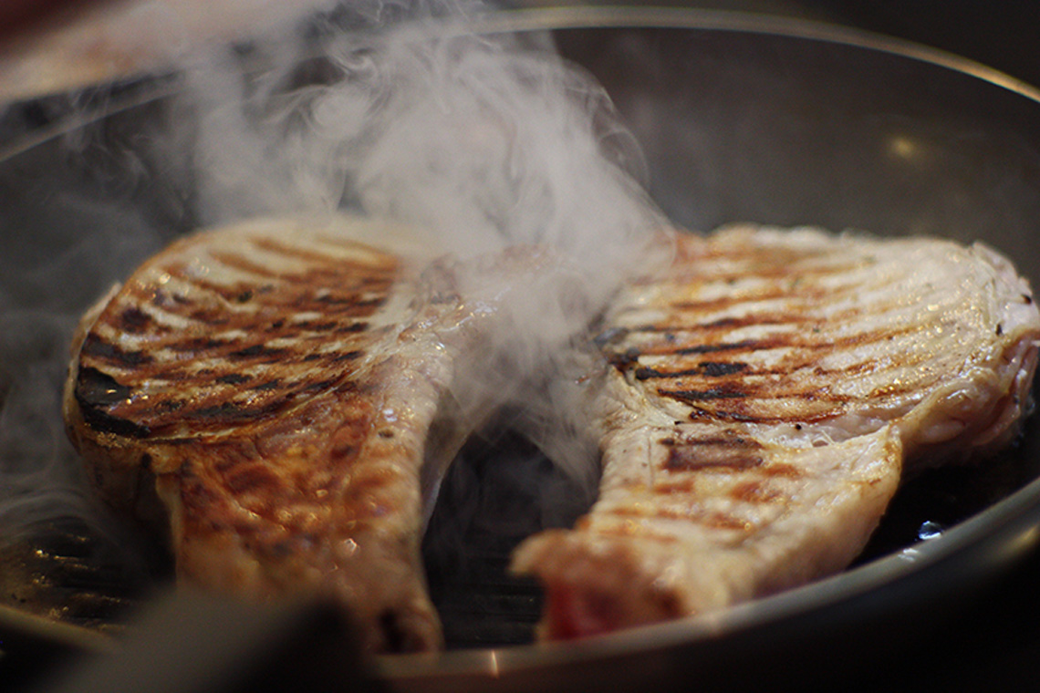 Roast pork. Meat & Grill & Barbecue Course. Сooking school "My Odessa Cuisine".