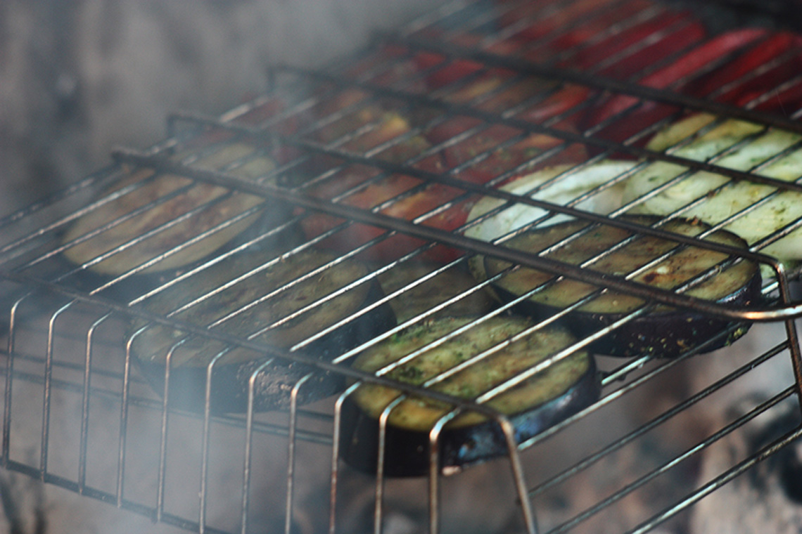 Grilled vegetables. Meat & Grill & Barbecue Course. Сooking school "My Odessa Cuisine".
