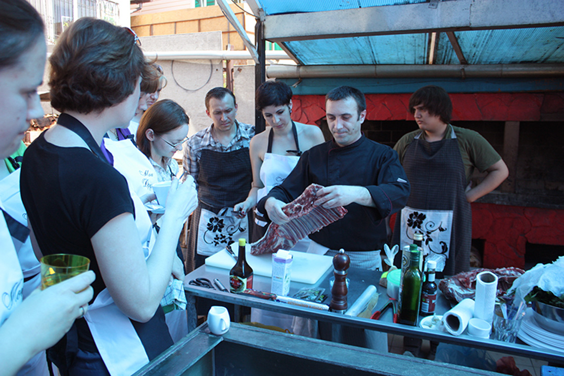 Lamb. Meat & Grill & Barbecue Course. Сooking school "My Odessa Cuisine".