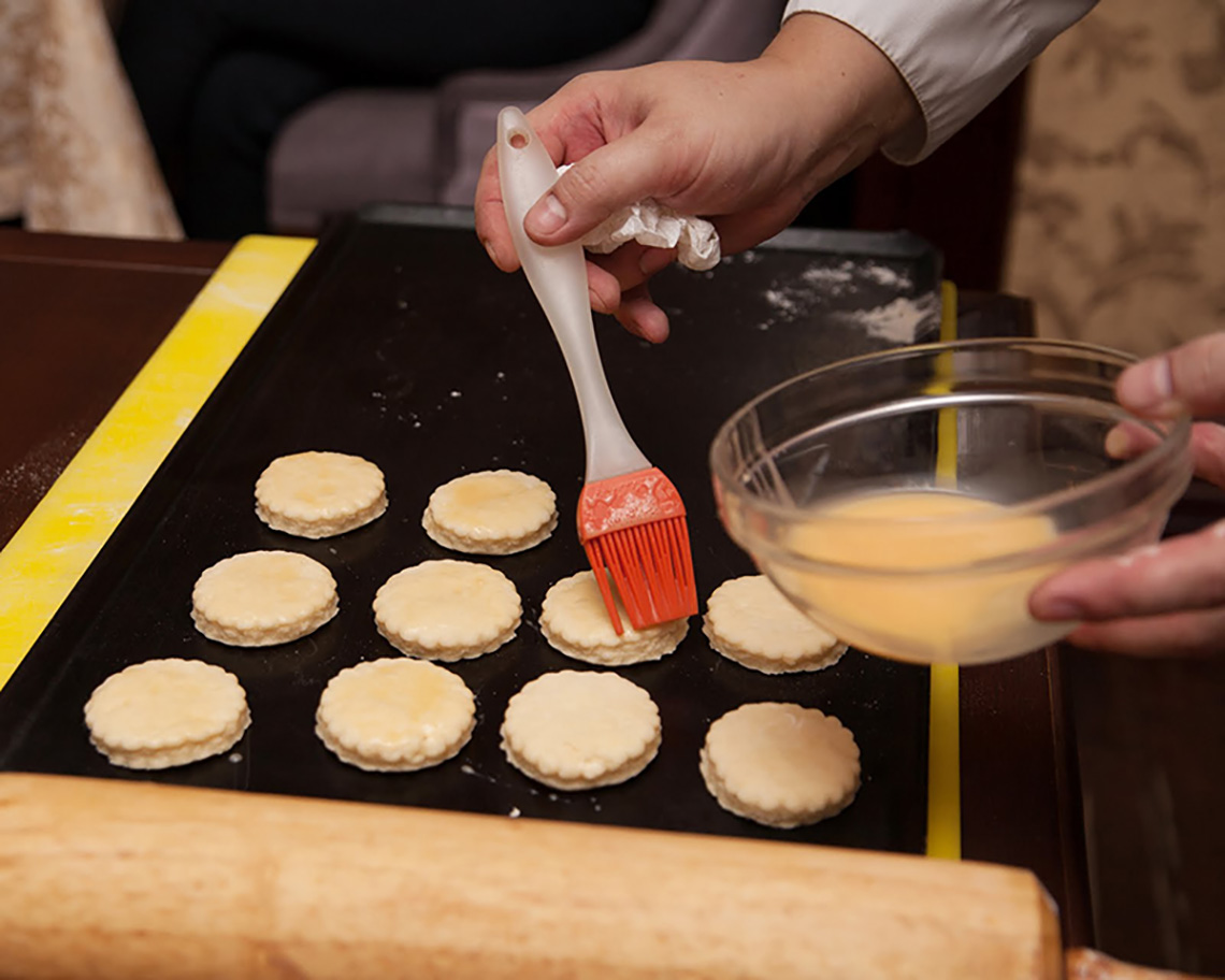 Dessert. Lesson Afternoon Tea. Cooking class in “My Friends” cooking school.
