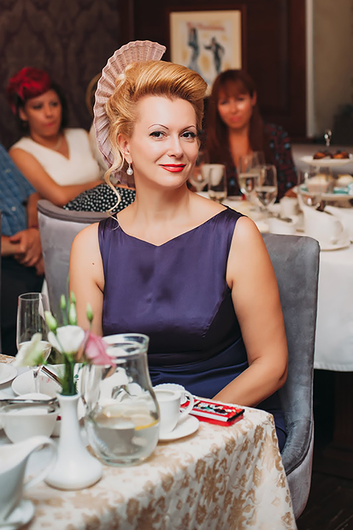 Guest of lesson Afternoon Tea. British traditions. Cooking class in “My Friends” cooking school.