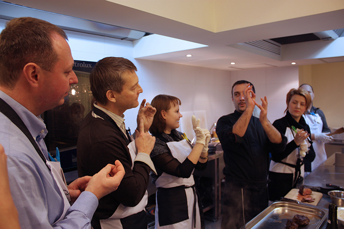 Chef. Lesson “Food and Wine Synergy”. Bourgogne Pinot Noir . Сooking school "My Odessa Cuisine".