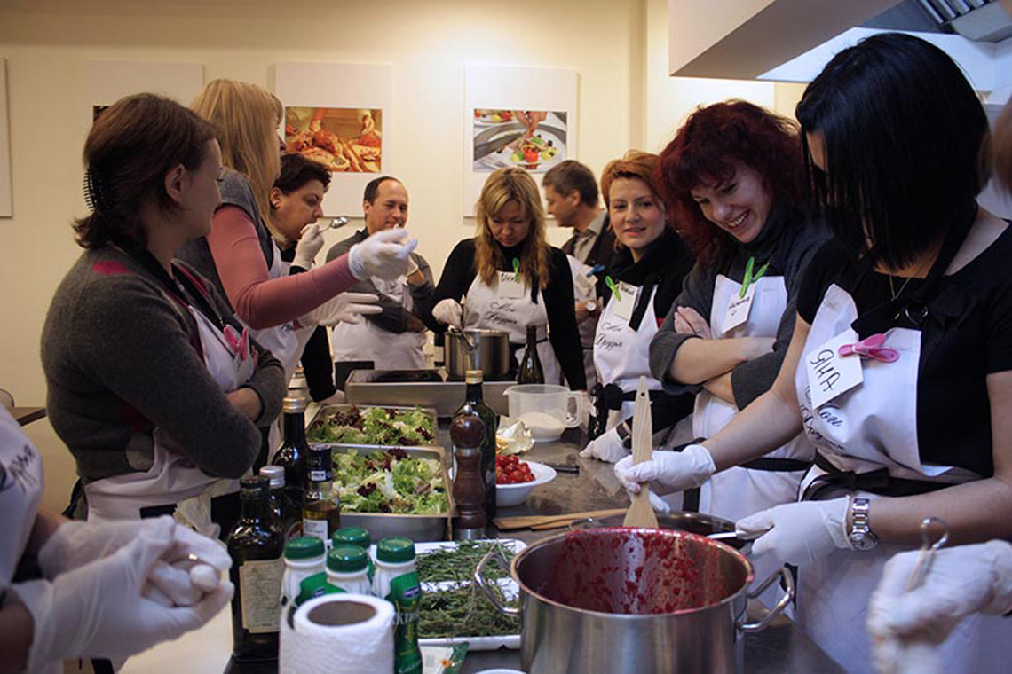 Lesson “Food and Wine Synergy”. Bourgogne Pinot Noir . Сooking school "My Odessa Cuisine".