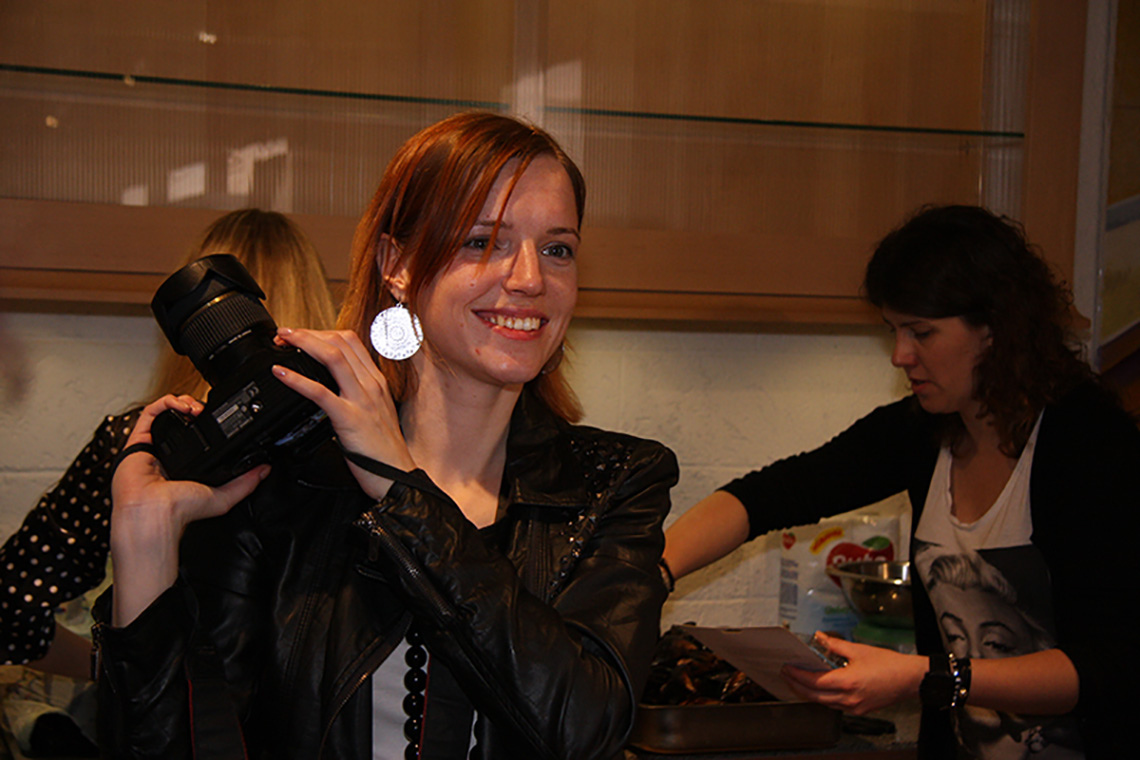 Photographer. The birthday of “My Friends” cooking school. Cooking school in Ukraine.