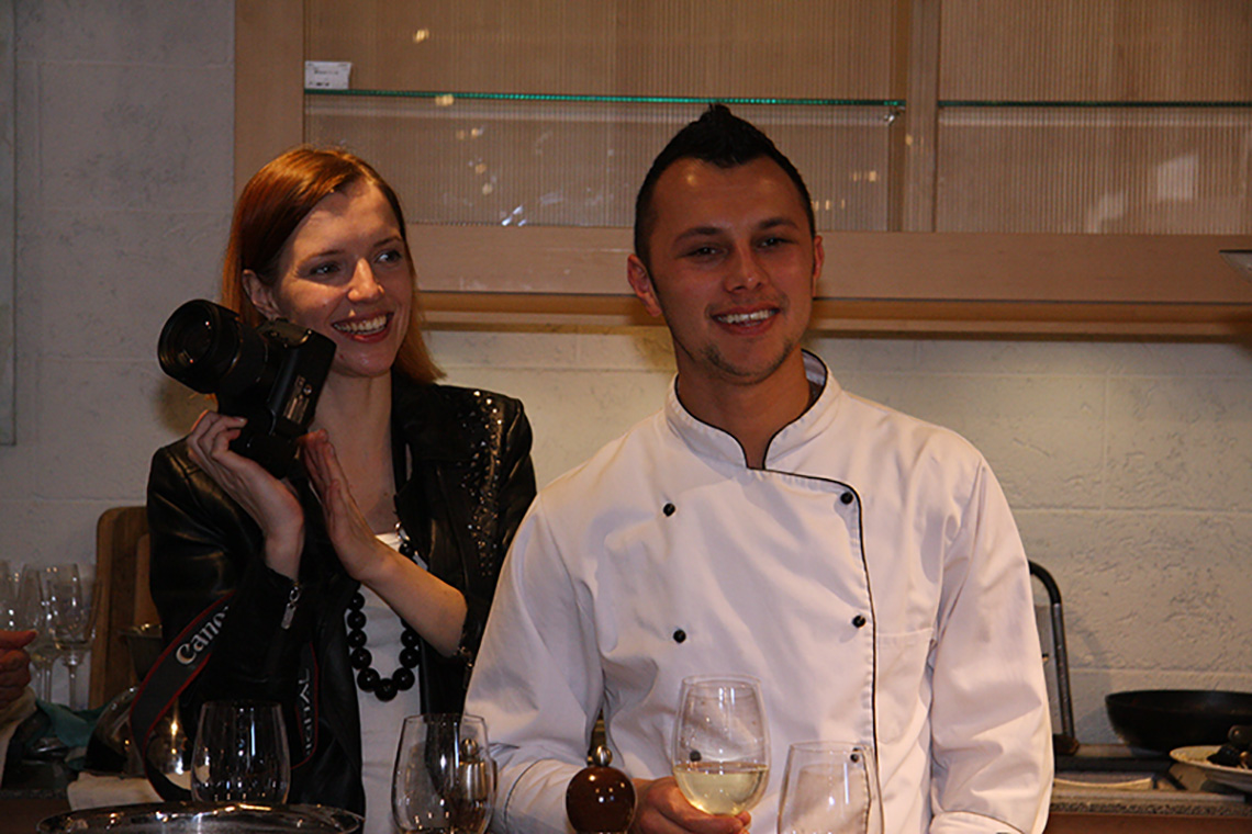 Chef. The birthday of “My Friends” cooking school. Cooking school in Ukraine.
