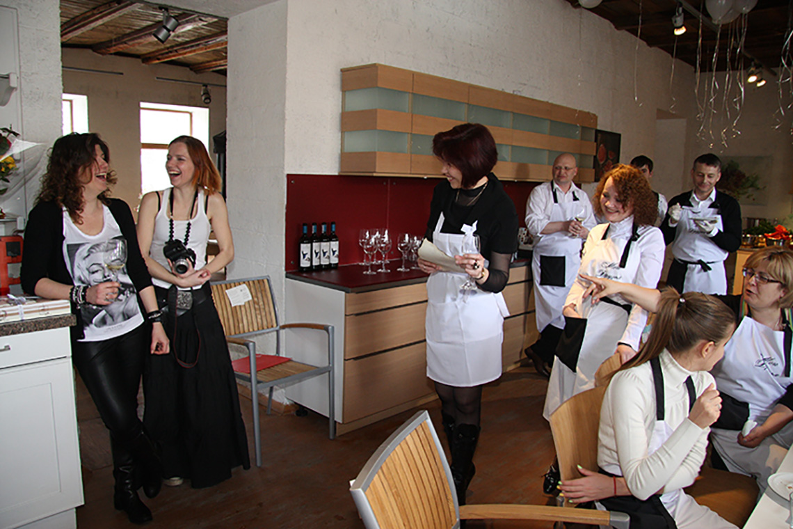 The birthday of “My Friends” cooking school. Cooking school in Ukraine.