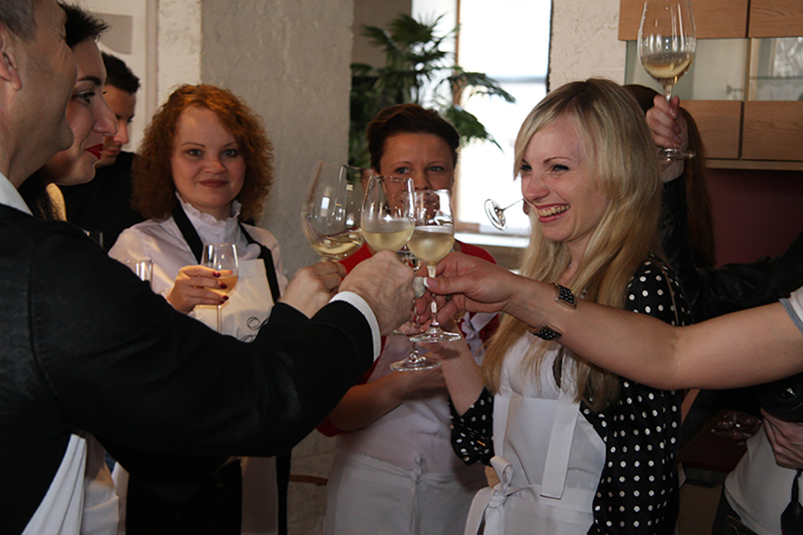 The birthday of “My Friends” cooking school. Cooking school in Ukraine.