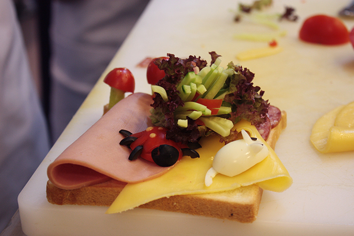 Funny sandwiches. Cooking lesson for children. Сooking school "My Odessa Cuisine".