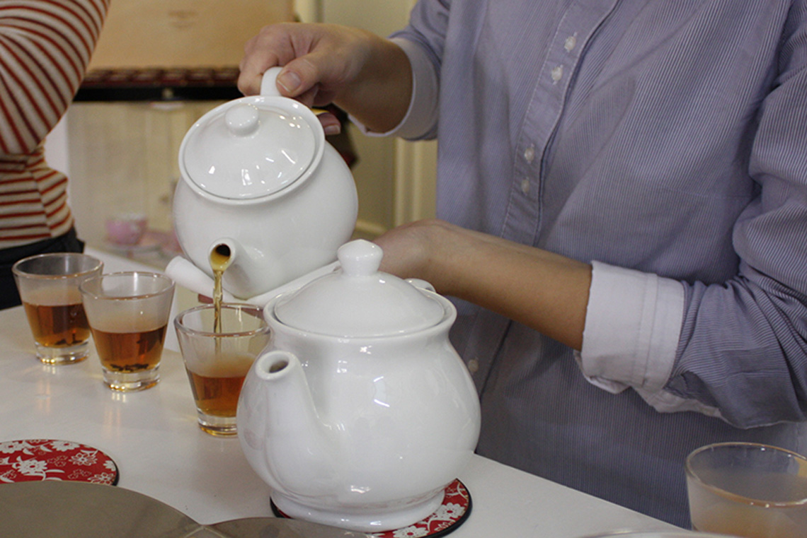 Tea tasting. Course "French Regional Cuisine". Сooking school "My Odessa Cuisine".
