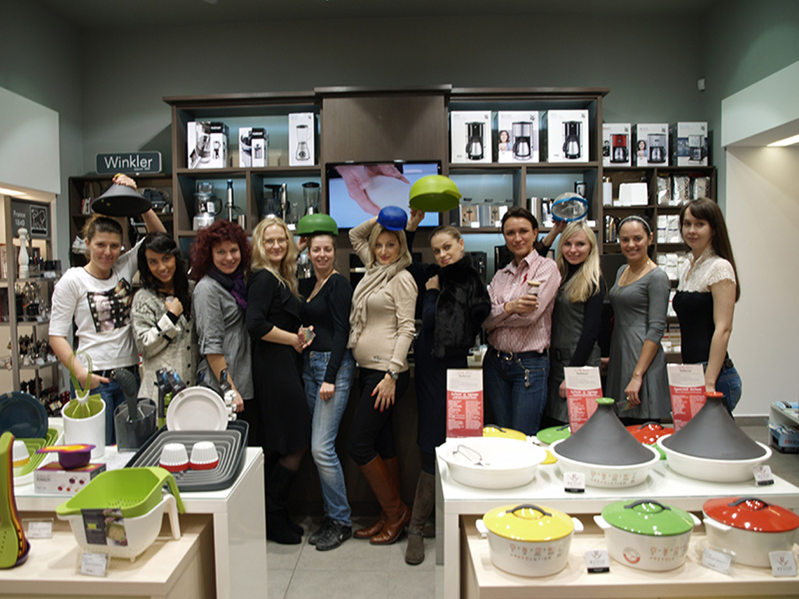 Funny atmosphere. Course "French Regional Cuisine". Сooking school "My Odessa Cuisine".