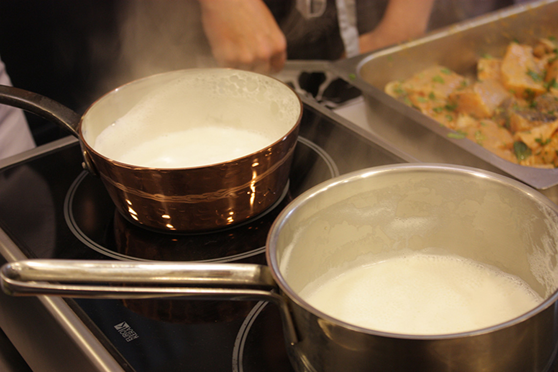 Cream. Course "French Regional Cuisine". Сooking school "My Odessa Cuisine".