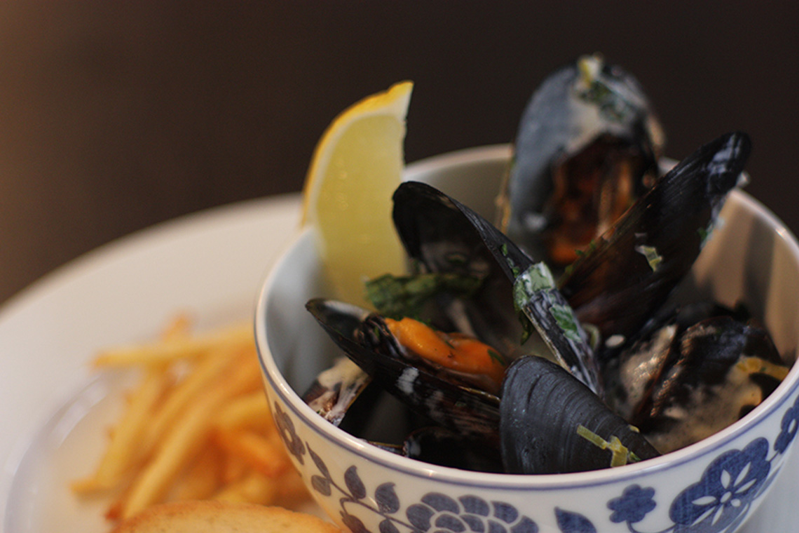 Mussels. Course "French Regional Cuisine". Сooking school "My Odessa Cuisine".