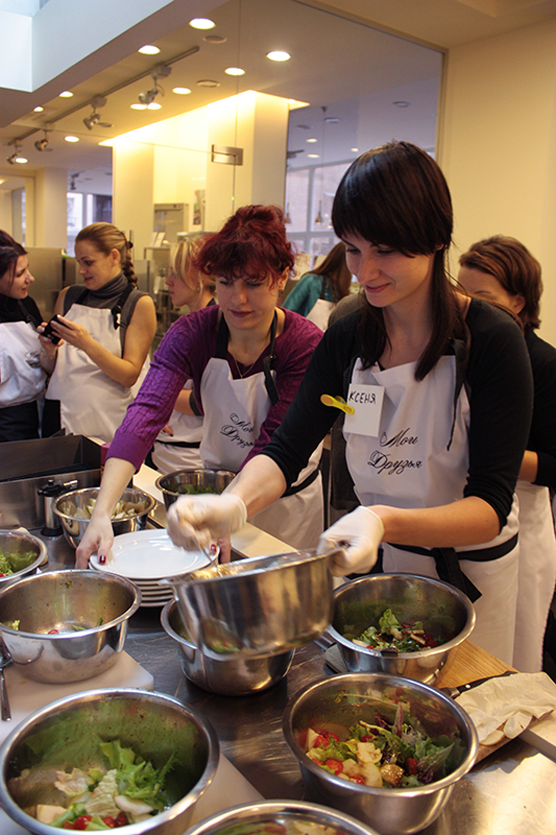 Salad. Course "French Regional Cuisine". Сooking school "My Odessa Cuisine".