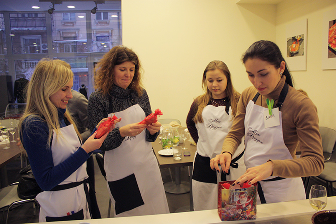 Small presents. Course "French Regional Cuisine". Сooking school "My Odessa Cuisine".