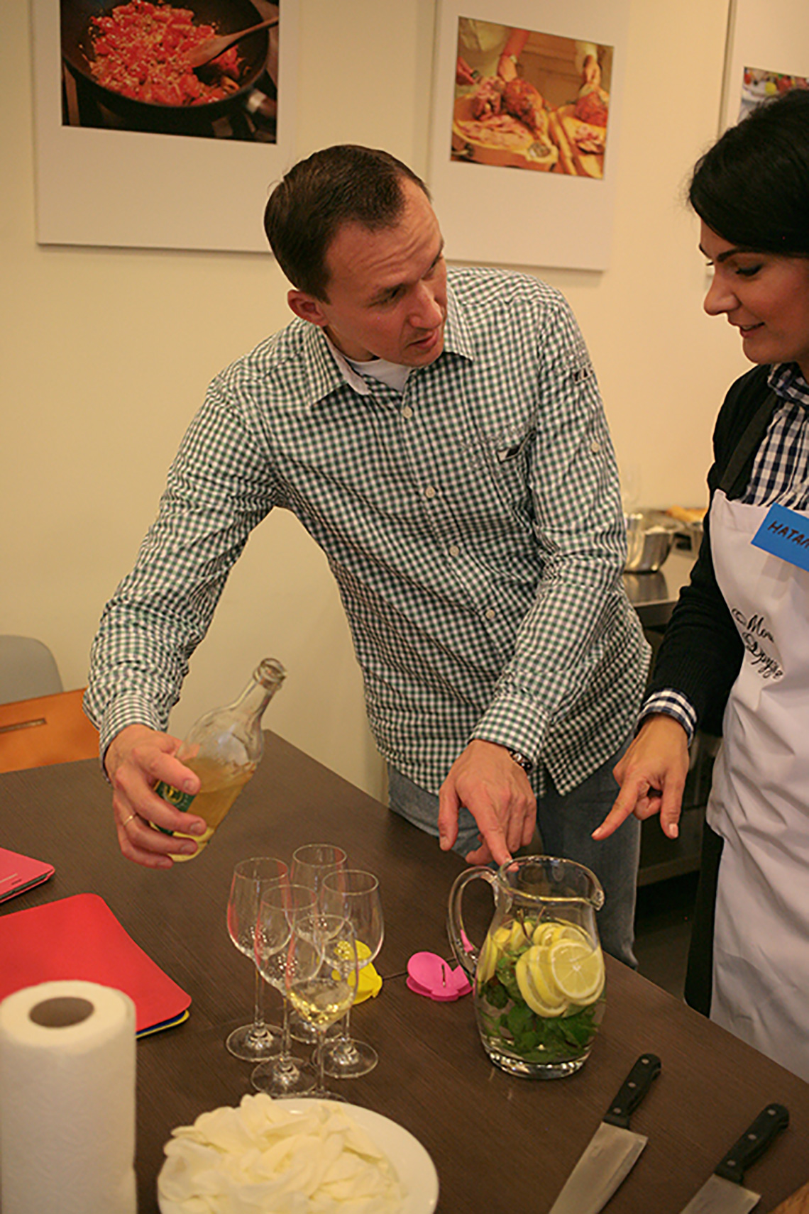 Sommelier. Lesson "Greek Cuisine". Cooking school in Ukraine.
