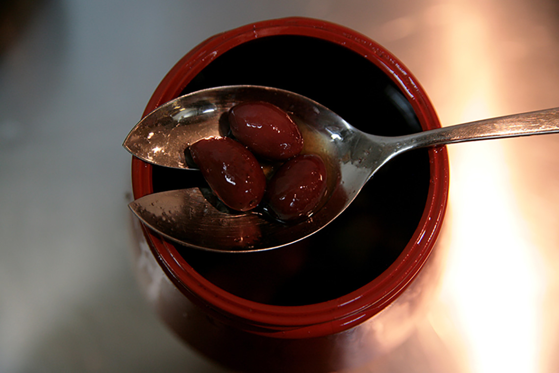Olives. Olive oil tasting during lesson "Greek Сuisine". Cooking classes in Ukraine.