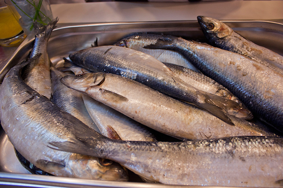 Herring. Lesson "Irish Cuisine". Cooking school in Ukraine.