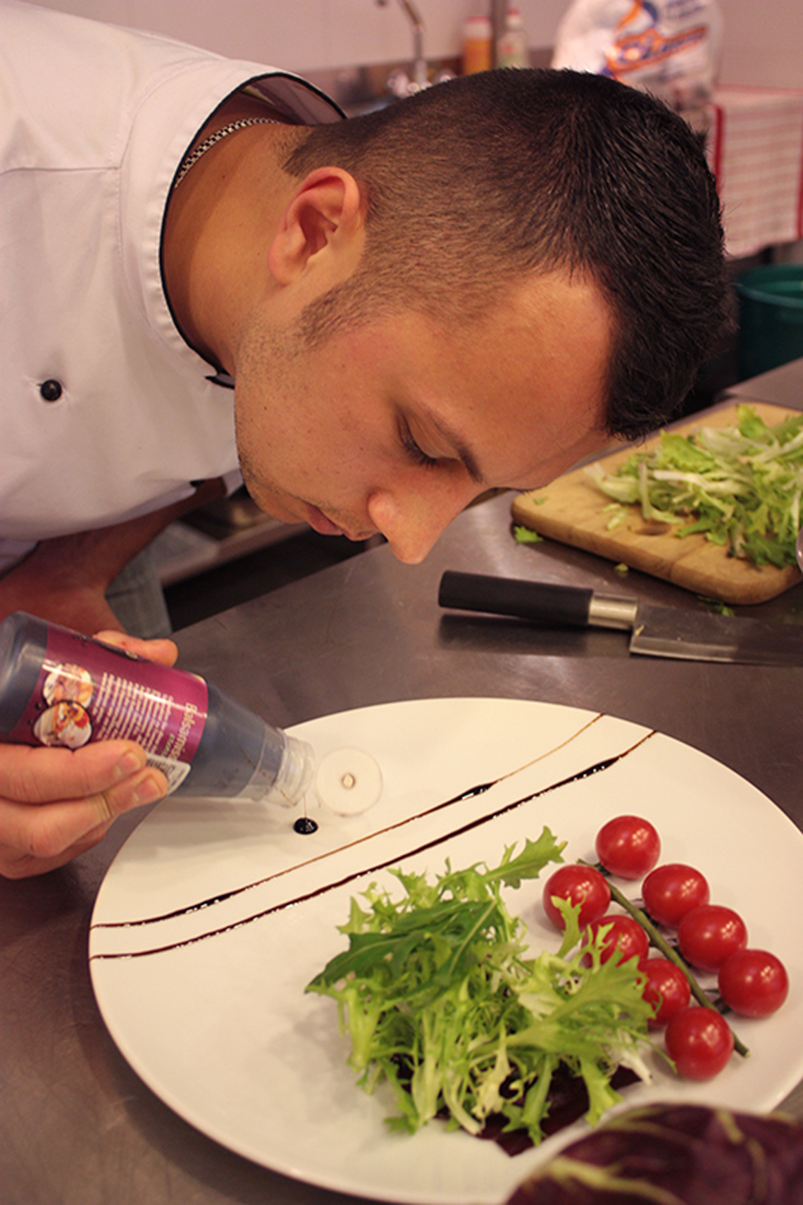 Food plating. Lesson "Irish Cuisine". Cooking school in Ukraine.