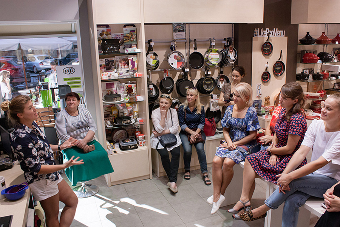 Cupcakes at Promenu. Сooking class with chef in Odessa