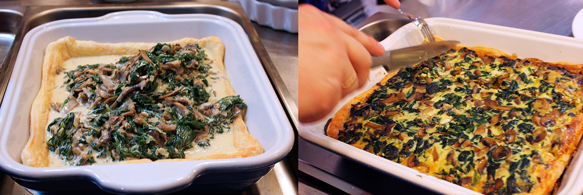 Bake quiche